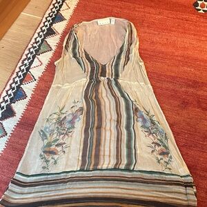 Sheer 70’s inspired short dress size small